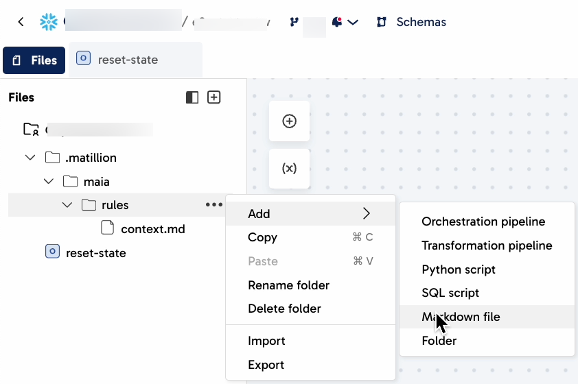 context files directory